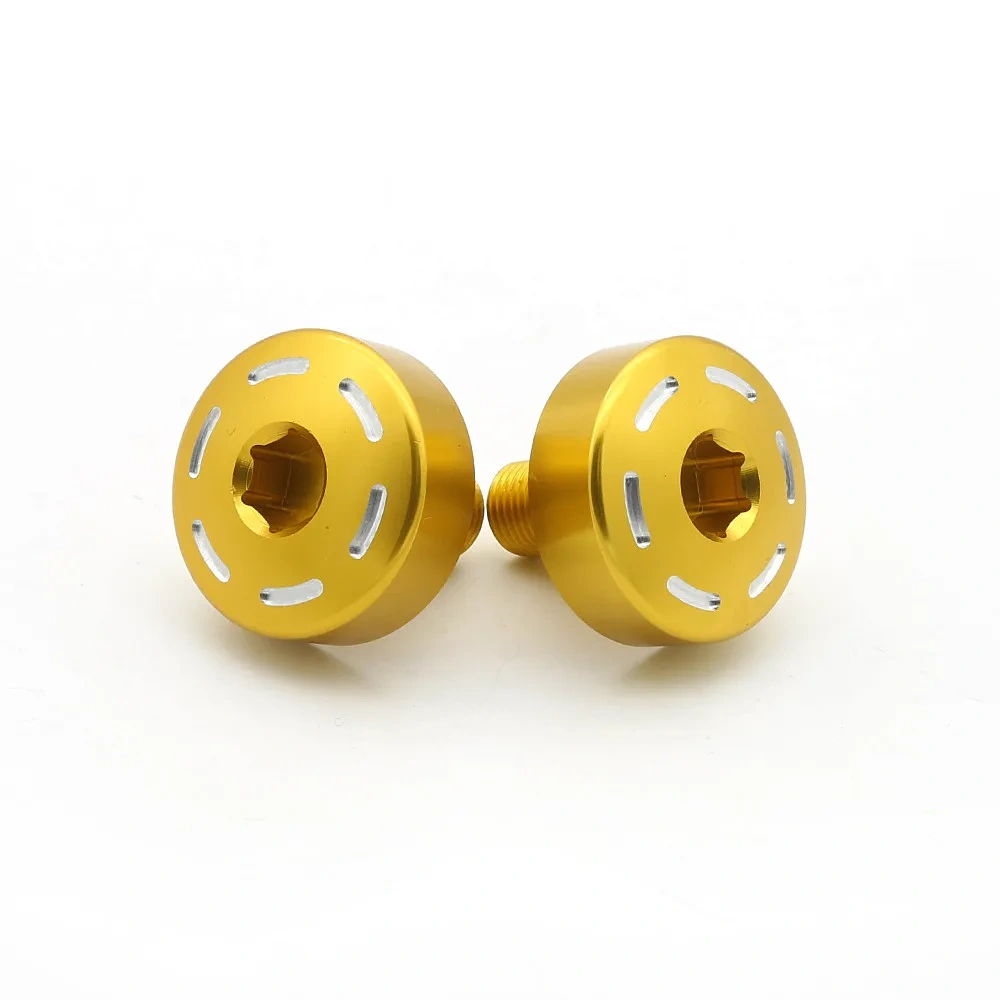 For Ducati Monster 696 CNC Aluminum Motorcycle Frame Screw Rearset Footpeg Fixed Hole Bolts Plug Decoration Cover M12 x 1.25mm