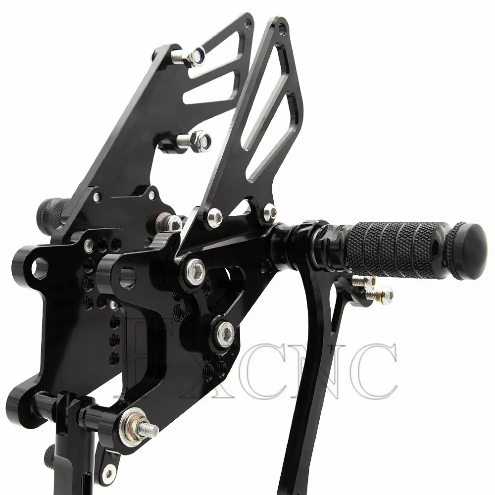 For KAWASAKI Ninja ZX10R ZX-10R ZX 10 R 2006 2007 2008 2009 2010 CNC Adjustable Motorcycle Rearset Footrest Rear Set Footpeg