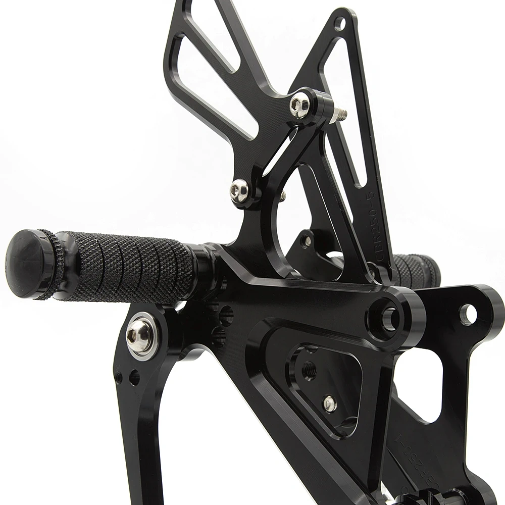 For Honda CBR250R 2010 2011 2012 2013 2014 2015 2016 2017 2018 2019 2020 CNC Rearset Footpeg Footrest Rear Set Foot Pegs Pedal