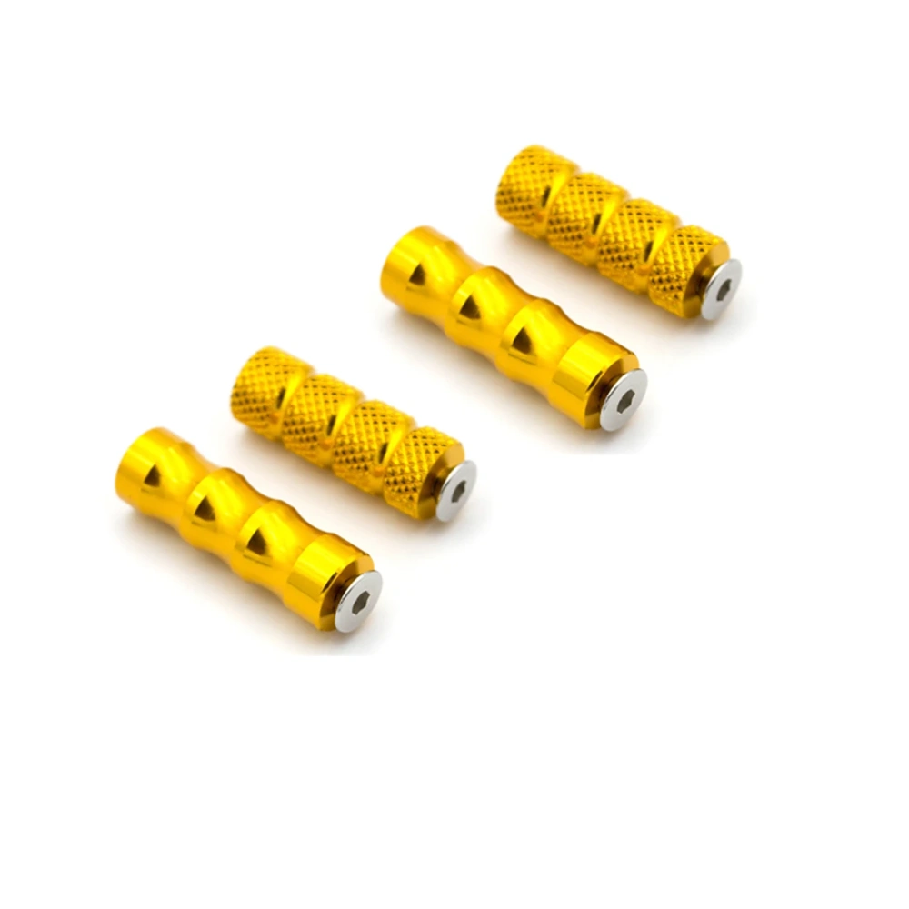 2 Pairs CNC 6mm Universal Footpeg Rearset Foot Peg Pedal Gear Shift Lever Toe For Yamaha Honda Suzuki Kawasaki BMW Aprilia Ducat