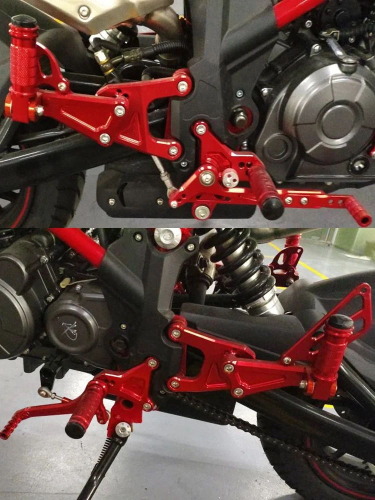 For Benelli TNT125 TNT135 Motorcycle Footpeg Rearset Rearsets Foot Pegs Footrest Footpeg TNT 125 135 2016 2017 2018 2019-2023