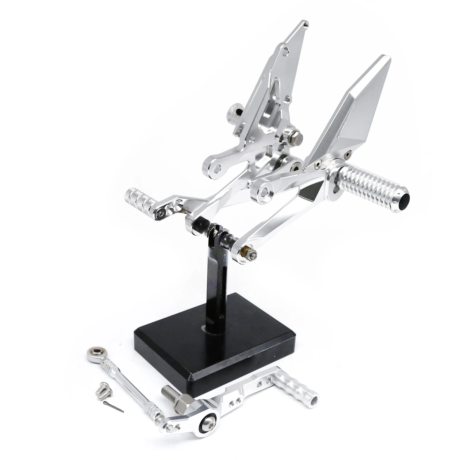 FOR Yamaha YZF-R7 YZF R7 2021 2022 2023 CNC Aluminum Rearset Footrest Footpeg Rear Set YZFR7 Foot Pegs Pedal Accessories Chrome