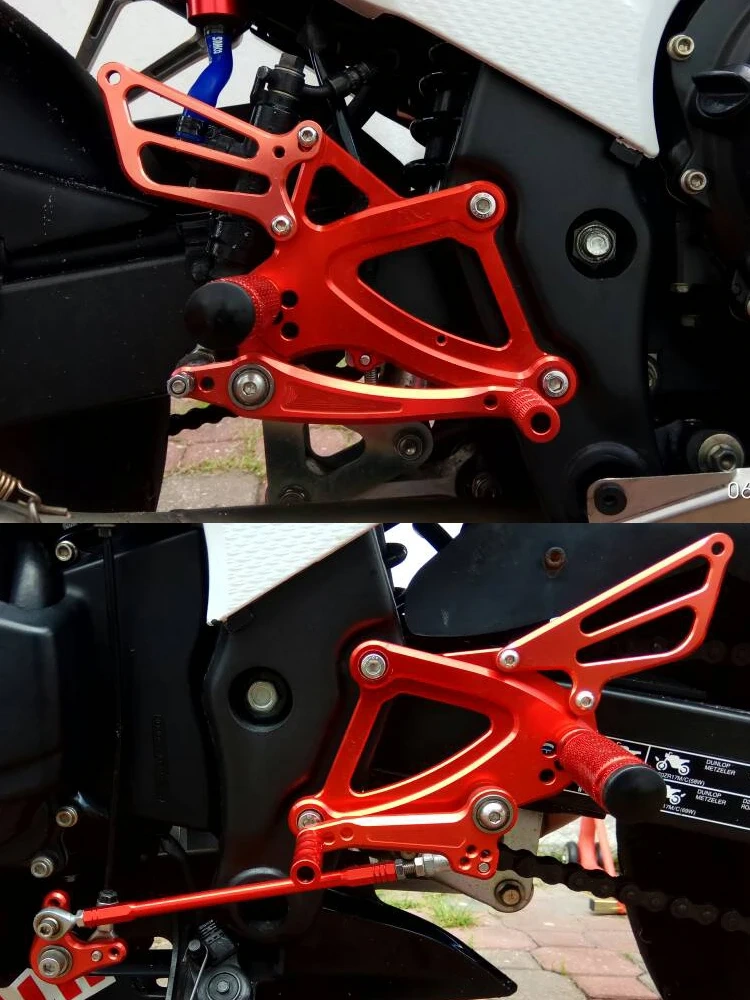 For Honda CBR500R CB500F CB400F CBR400R 2013-2018 2019 2020 2021 2022 2023 Rear Set Rearset Footpeg Footrest Pedal Accessories
