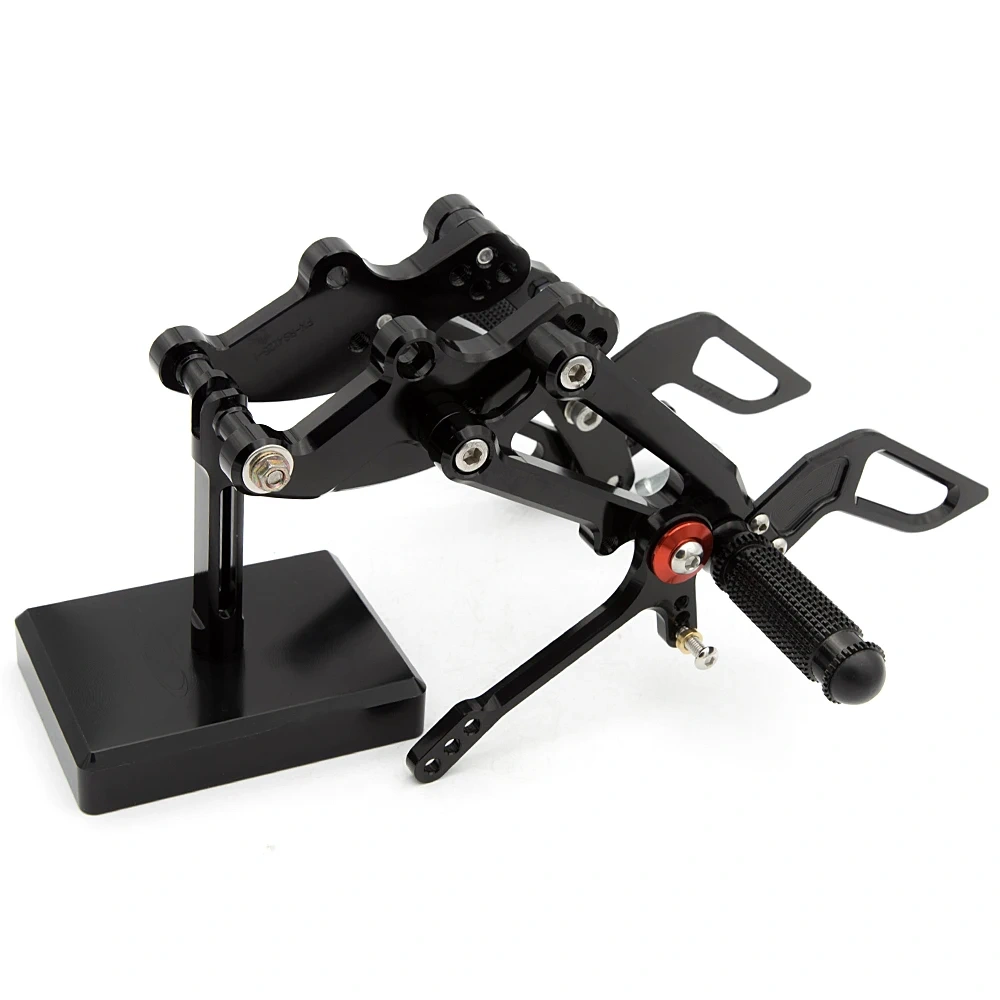 FOR Aprilia RS4 125 4T 2011 2012 2013 2014 2005 2016 CNC Aluminum Adjustable Motorcycle Rearset Rear Set Foot Peg Pedal Footrest