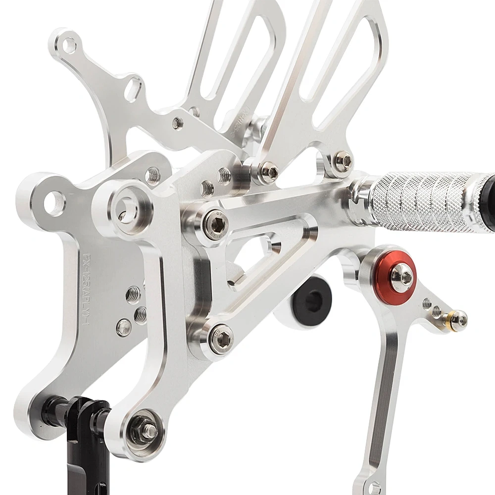 For Aprilia RS125 2T 1995-1999 2001 2002 2003 2004 2005 2006 2007 2008 2009 2010 CNC Rearset Footpeg Footrest Rear Set Foot Peg