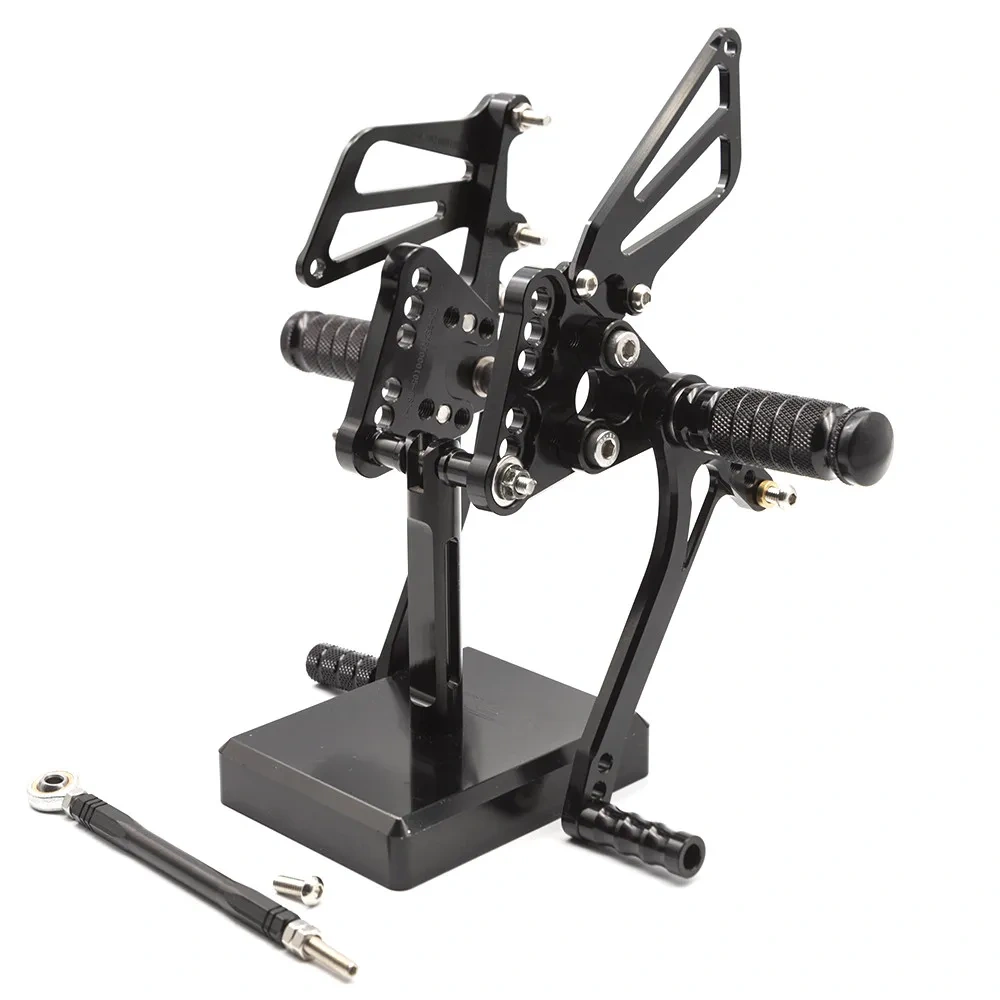 Motorcycle Footrests Aluminum Rearset Rear Set Footpeg Foot Peg Pedal Rest For Suzuki GSXR1000 GSXR 1000 K5 K6 2005 2006
