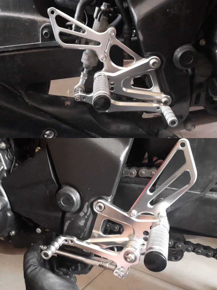 For Honda CBR250R 2010 2011 2012 2013 2014 2015 2016 2017 2018 2019 2020 CNC Rearset Footpeg Footrest Rear Set Foot Pegs Pedal