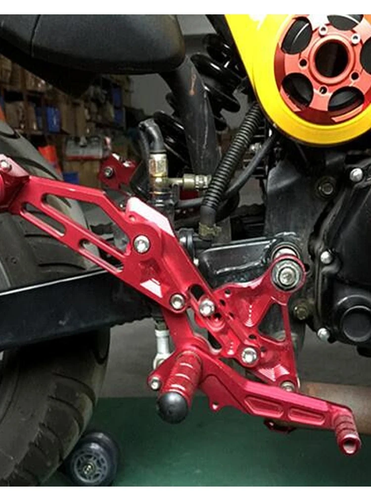 For Honda MSX125 Grom 125 2012 2013 2014 2015 2016 Motorcycle Rearsets Footpeg Footrest Rear Set Foot peg Pedal