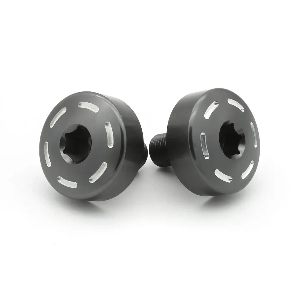 For Ducati Monster 696 CNC Aluminum Motorcycle Frame Screw Rearset Footpeg Fixed Hole Bolts Plug Decoration Cover M12 x 1.25mm