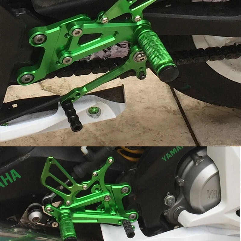CNC Adjustable Motorcycle Rearset Footpeg Footrest For Yamaha YZF-R125 YZF R125 MT125 2008 2009 2010 2011 2012 2013 2014-2018