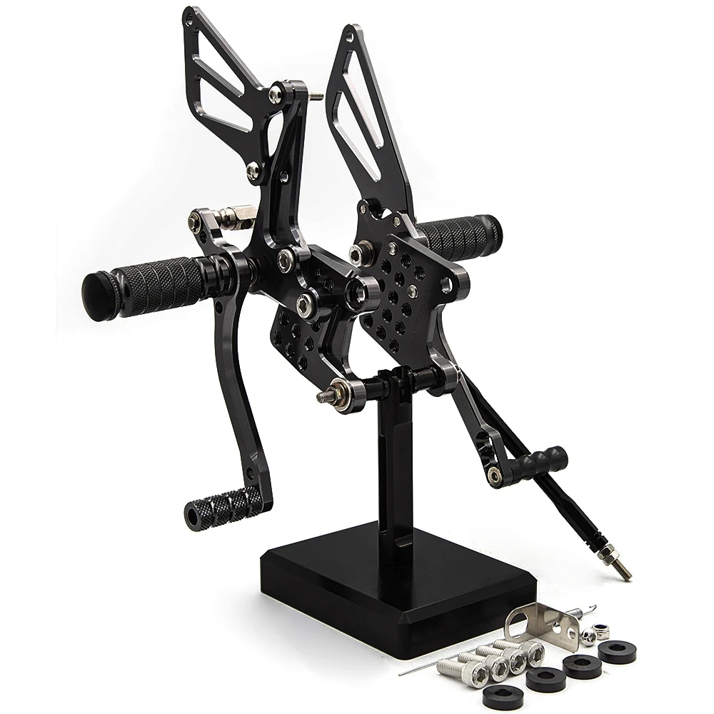 Ship From France For Suzuki GSXR600 GSXR750 GSX-R 600 750 K1 K2 K3 K4 K5 1996-2005 CNC Footpeg Footrest Rearset Rear Set Foot