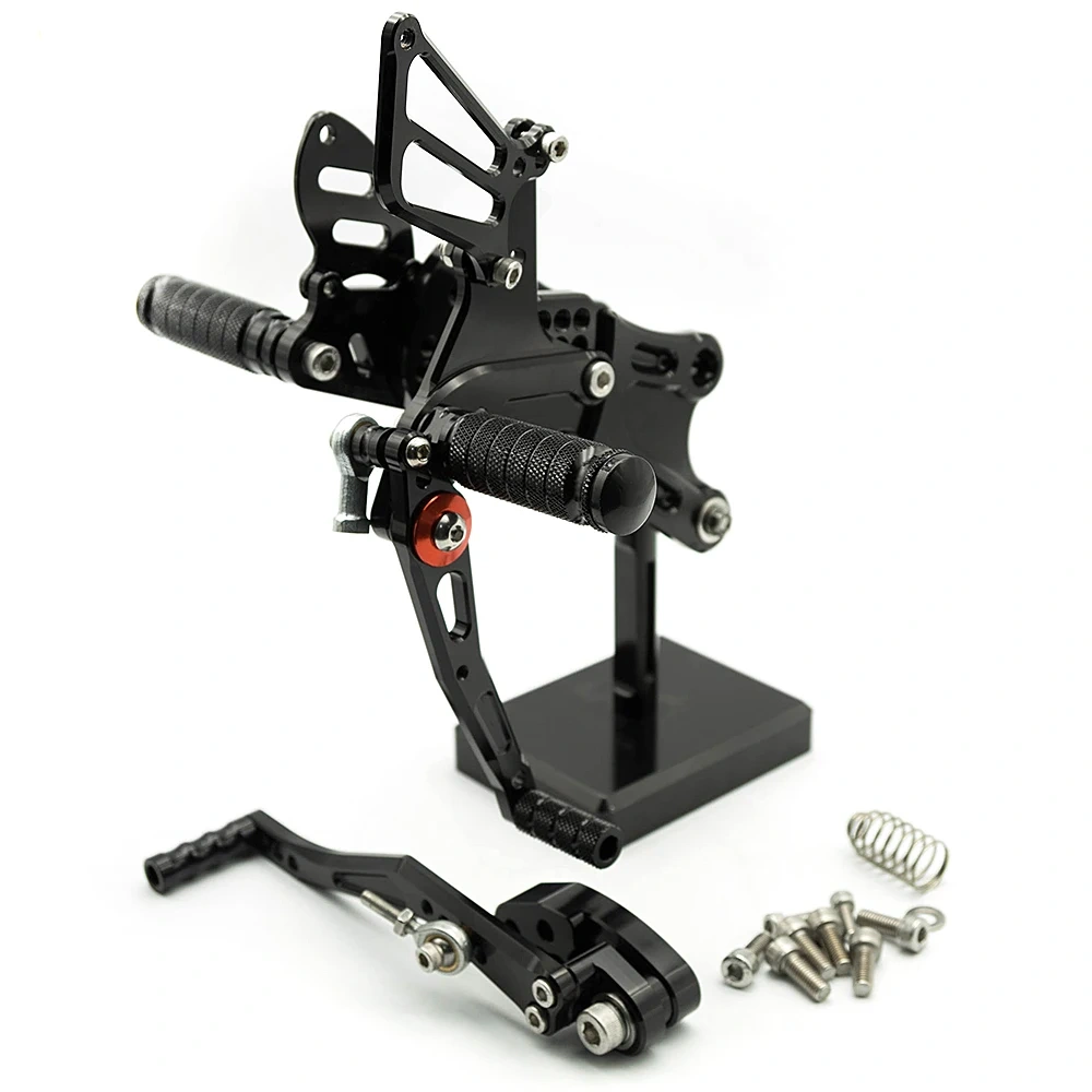 For Suzuki GSXR1000 GSX-R1000 GSXR 1000 2017 2018 2019-2023 Motorcycle Adjustable Racing Footpeg Rearset Footrest Rear Set Foot