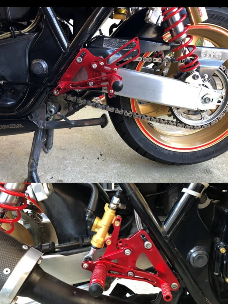 FOR Honda CB400SF CB400 VTEC SPEC CB 400 1990-2023 CNC Aluminum Adjustable Motorcycle Rearset Rear Set Foot Peg Pedal Footrest