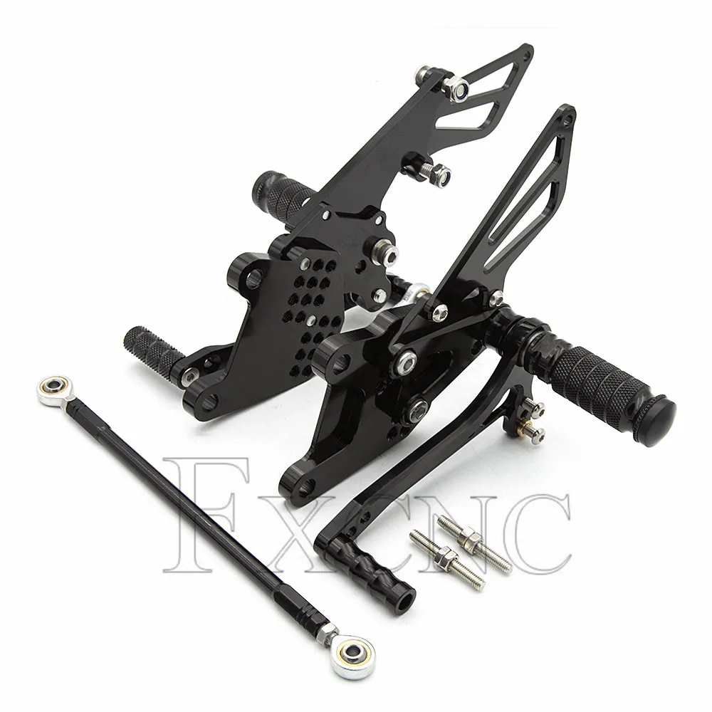 Adjustable Rearsets FOR KAWASAKI Ninja ZX10R ZX-10R 2006--2010 CNC
