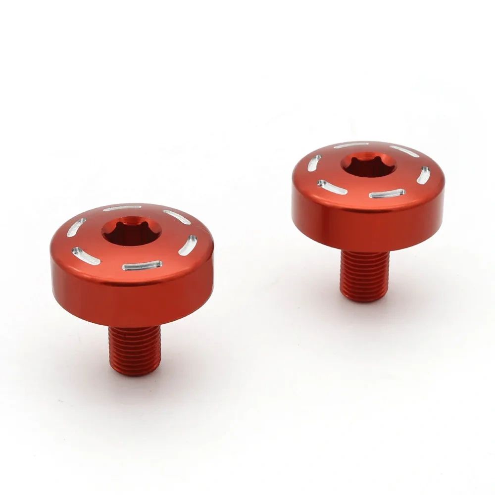 For Ducati Monster 696 CNC Aluminum Motorcycle Frame Screw Rearset Footpeg Fixed Hole Bolts Plug Decoration Cover M12 x 1.25mm