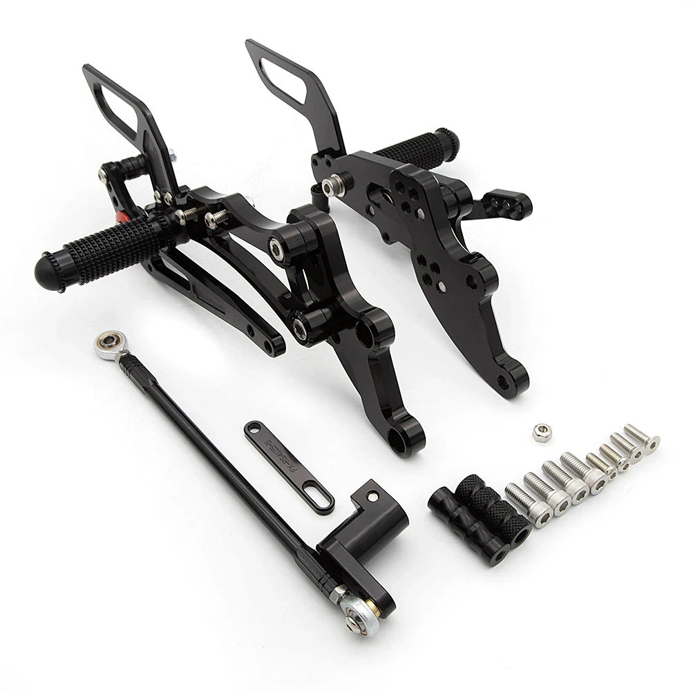 FOR Aprilia RS4 125 4T 2011 2012 2013 2014 2005 2016 CNC Aluminum Adjustable Motorcycle Rearset Rear Set Foot Peg Pedal Footrest