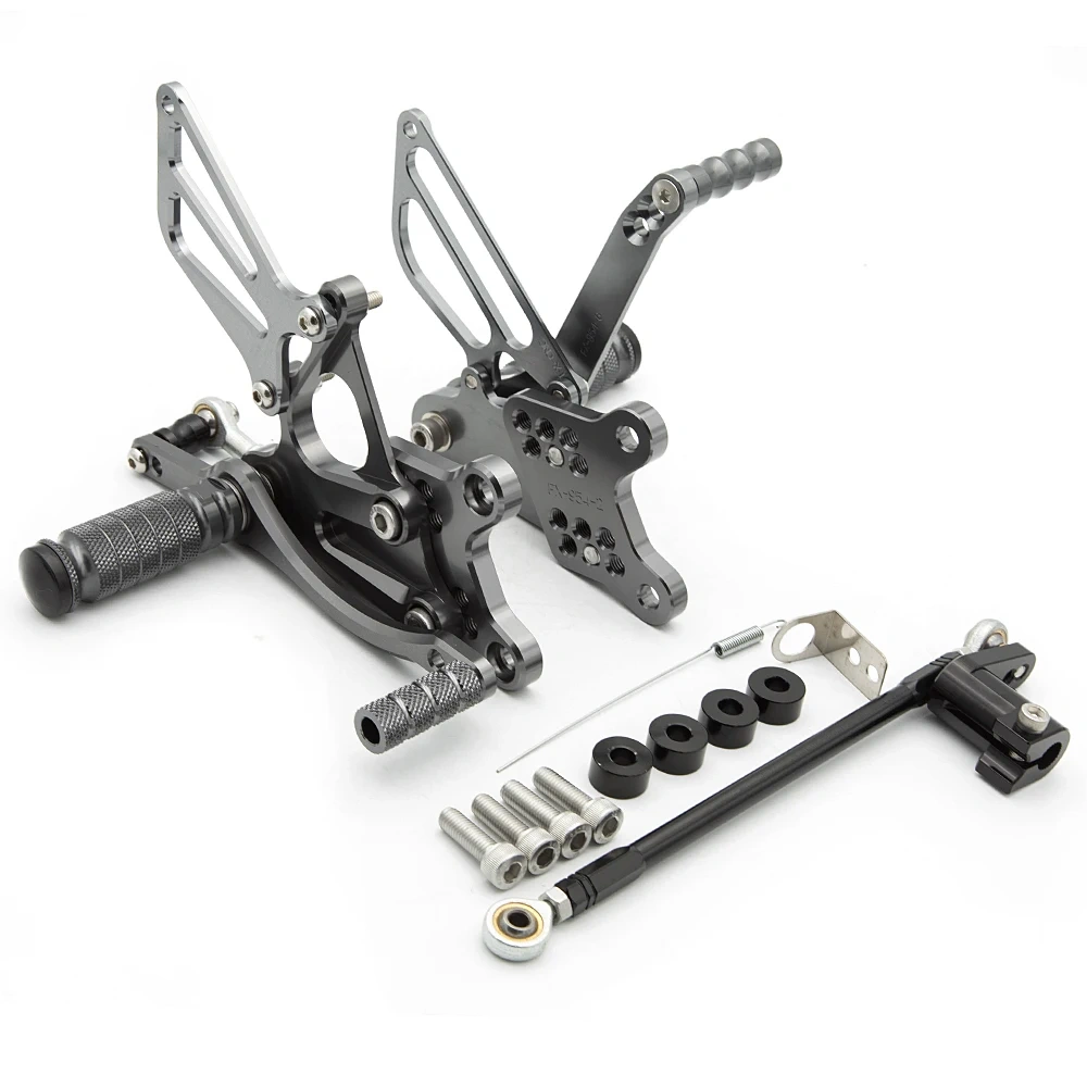 CNC Rearset For Honda CBR954RR CBR929RR CBR 954RR 929RR CBR954 CBR929 RR 2000 2001 2002 2003 Footpeg Footrest Foot Pegs Pedal