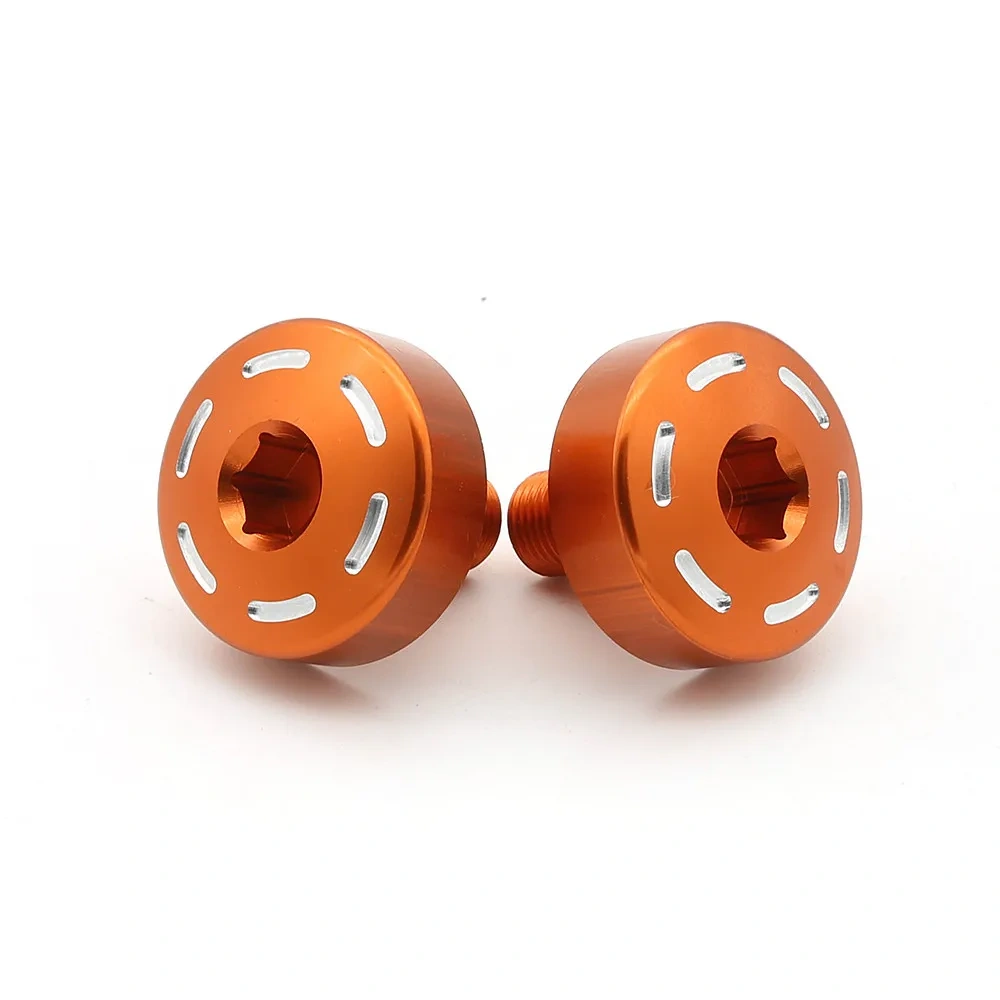 For Ducati Monster 696 CNC Aluminum Motorcycle Frame Screw Rearset Footpeg Fixed Hole Bolts Plug Decoration Cover M12 x 1.25mm