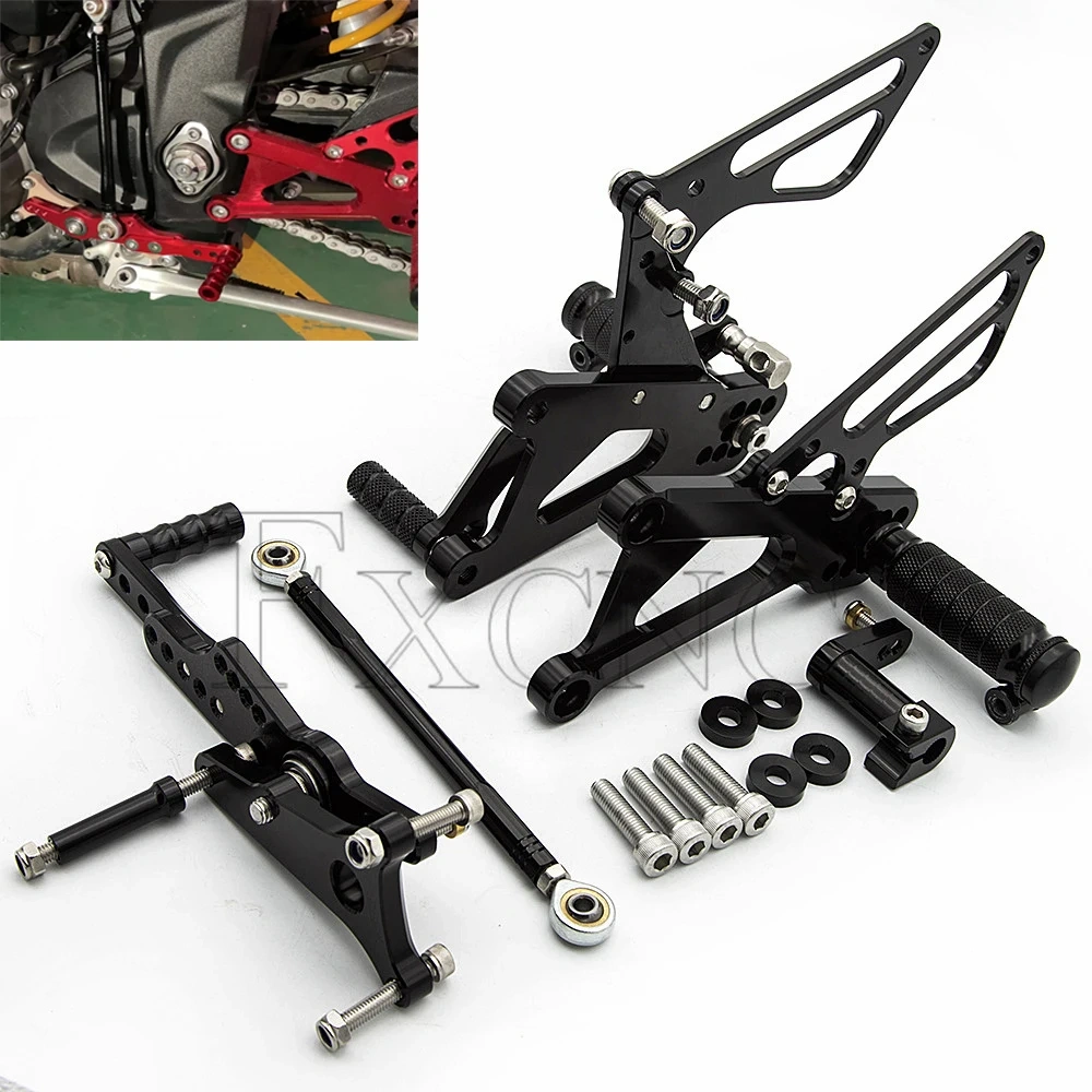 For Triumph Street Triple 765 R S RS 765RS 2017 2018 2019 2020 2021 2022 Motorcycle Rearset Rear Set Footpeg Footrest Foot Pedal