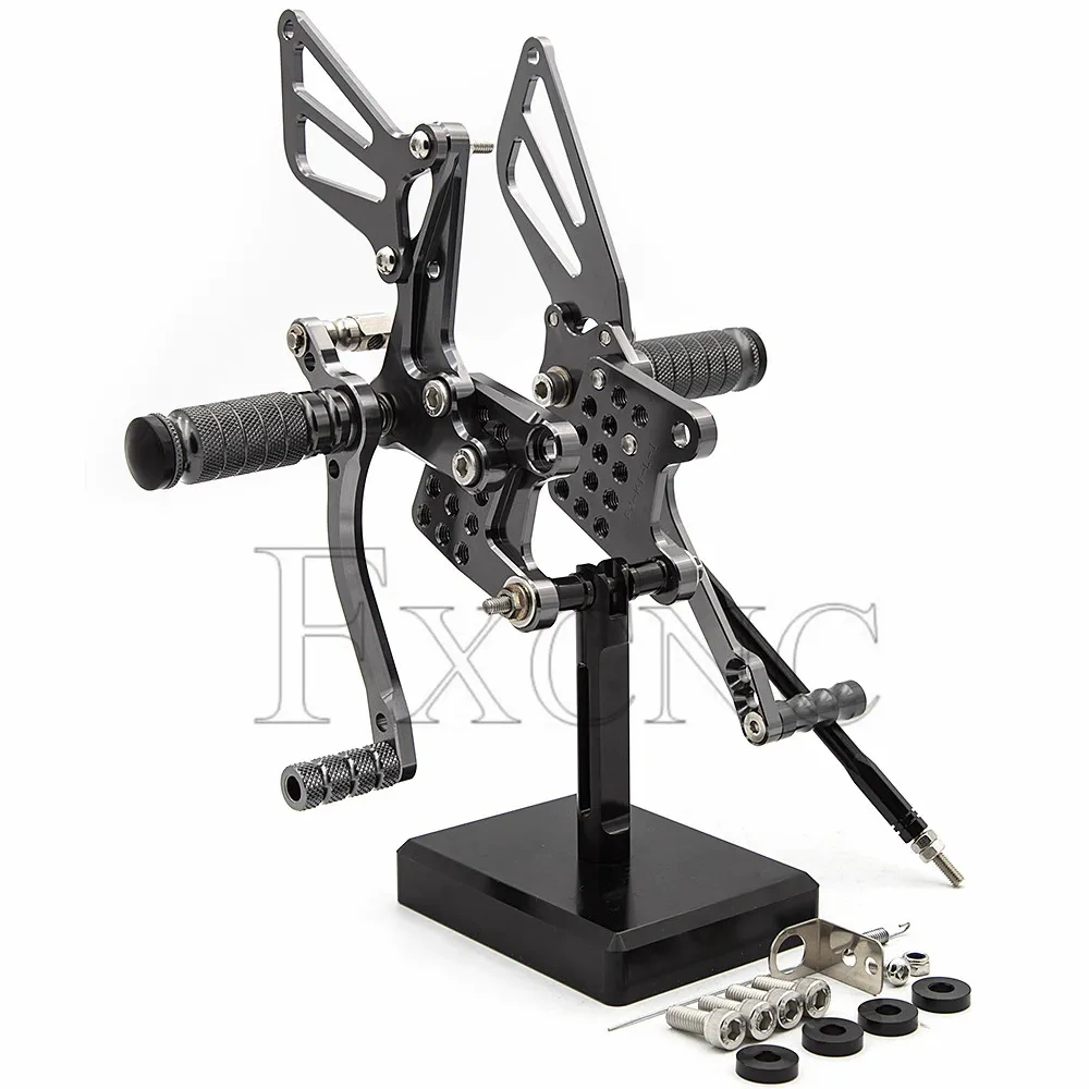 For Suzuki GSXR600 GSXR750 GSX-R 600 750 1996-2005 / GSXR1000 2000-2004 / SV650 SV1000 1998-2014 CNC Rearset Footpeg Foot Peg