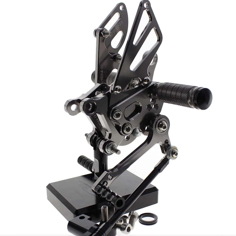 For Aprilia RSV4 RF Factory RR 1000 2009 2010 2011 2012 2013 2014 2015 2016 Motorcycle Rearset Footpeg Footrest Foot Pedal Peg