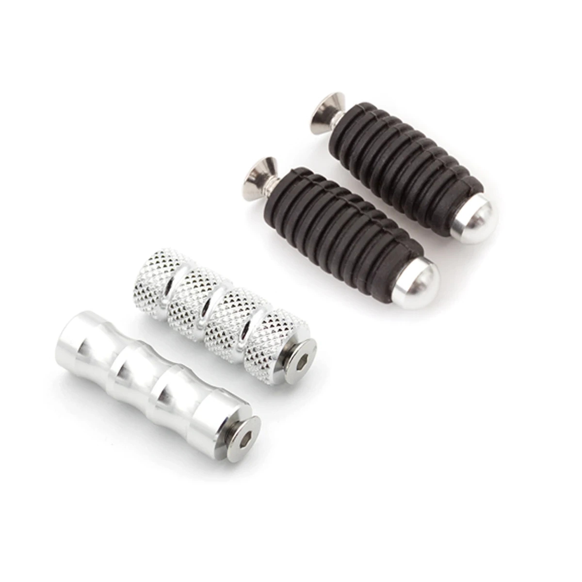 2 Pairs CNC 6mm Universal Footpeg Rearset Foot Peg Pedal Gear Shift Lever Toe For Yamaha Honda Suzuki Kawasaki BMW Aprilia Ducat