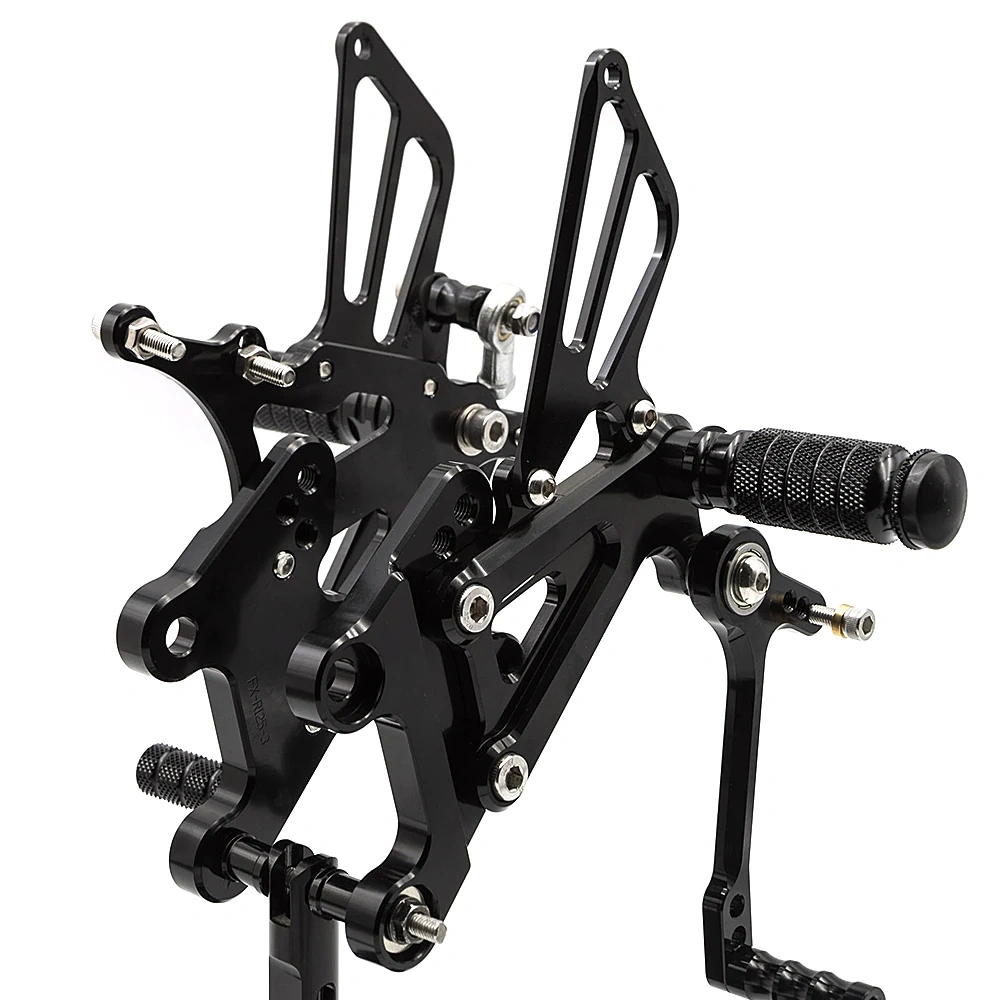 CNC Adjustable Motorcycle Rearset Footpeg Footrest For Yamaha YZF-R125 YZF R125 MT125 2008 2009 2010 2011 2012 2013 2014-2018
