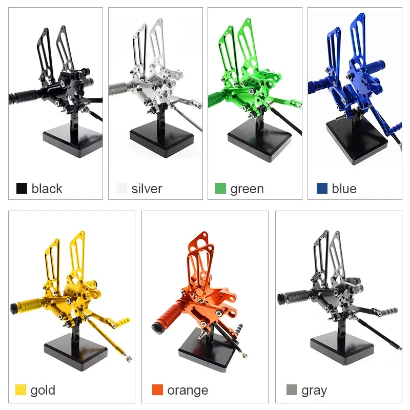 For MV Agusta F4 1000 1998-2003 2004 2005 2006 2007 2008 2009 Adjustable Motorcycle Rearset Footrest Rearsets Footpeg Foot Pegs