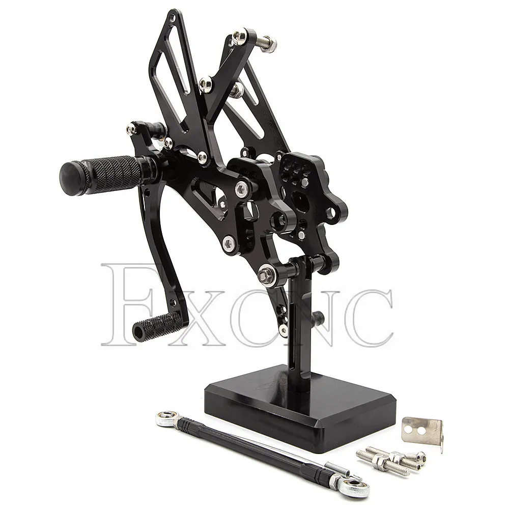 Adjustable Rearsets FOR KAWASAKI Ninja ZX10R ZX 10R 2004 2005