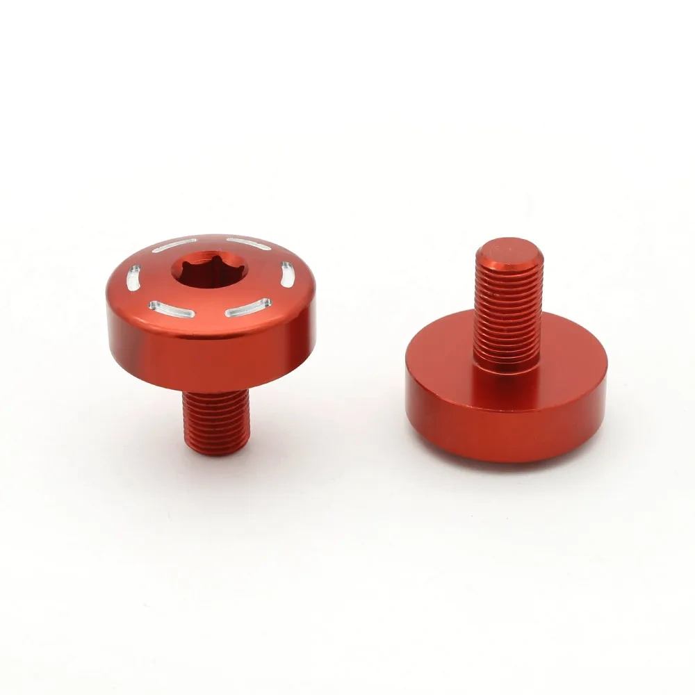 For Ducati Monster 696 CNC Aluminum Motorcycle Frame Screw Rearset Footpeg Fixed Hole Bolts Plug Decoration Cover M12 x 1.25mm