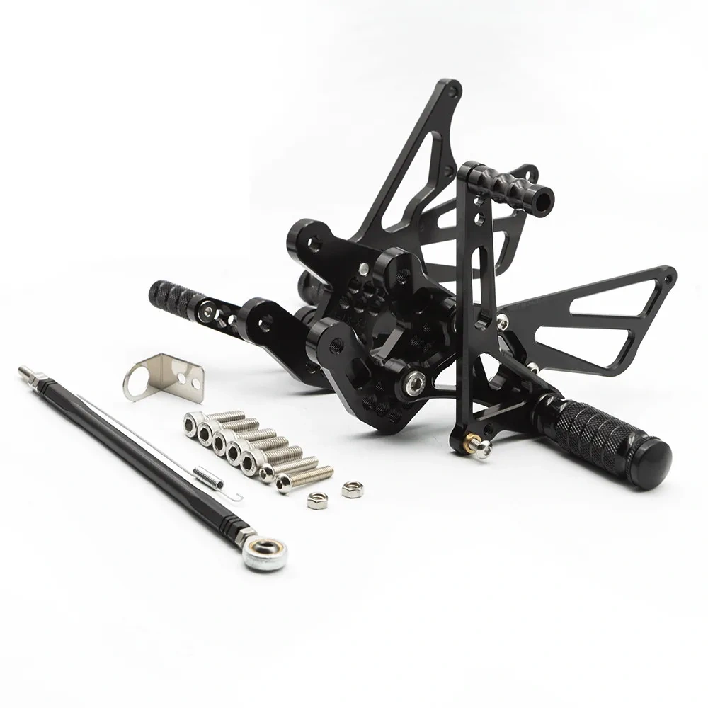 For Suzuki GSXR1000 GSXR GSX-R 1000 K7 K8 2007 2008 Motorcycle Aluminum Footrest Adjustable Footpeg Foot Pegs Rearset Rear Set