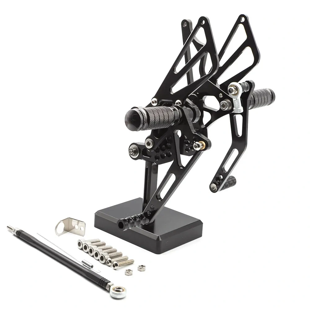 For Suzuki GSXR1000 GSXR GSX-R 1000 K7 K8 2007 2008 Motorcycle Aluminum Footrest Adjustable Footpeg Foot Pegs Rearset Rear Set