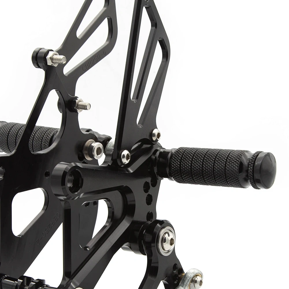 For Honda CBR250R 2010 2011 2012 2013 2014 2015 2016 2017 2018 2019 2020 CNC Rearset Footpeg Footrest Rear Set Foot Pegs Pedal