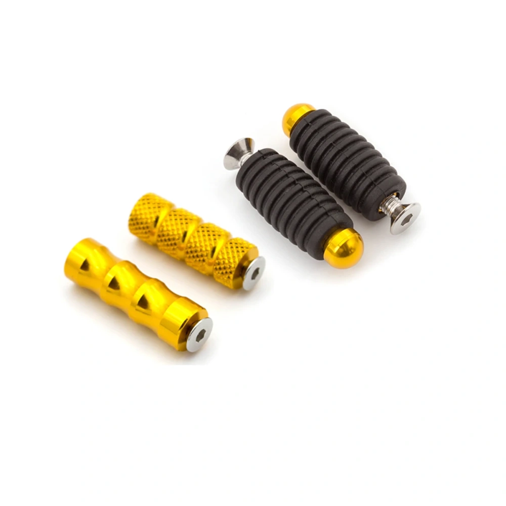 2 Pairs CNC 6mm Universal Footpeg Rearset Foot Peg Pedal Gear Shift Lever Toe For Yamaha Honda Suzuki Kawasaki BMW Aprilia Ducat