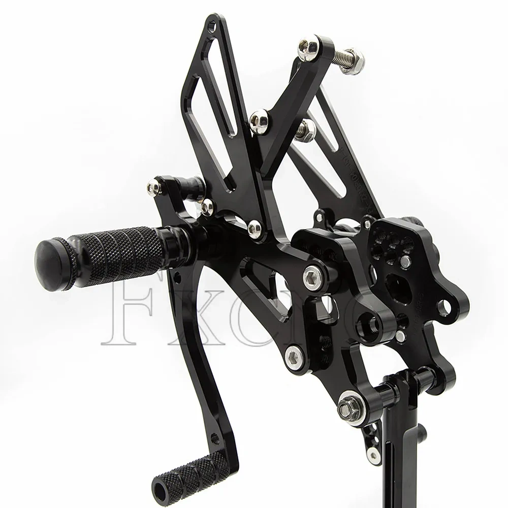 ZX-10R For KAWASAKI Ninja ZX10R ZX 10R 2004 2005 Motorcycle Adjustable Rearset Footpeg Footrest Foot Pegs Rear Set Pedal