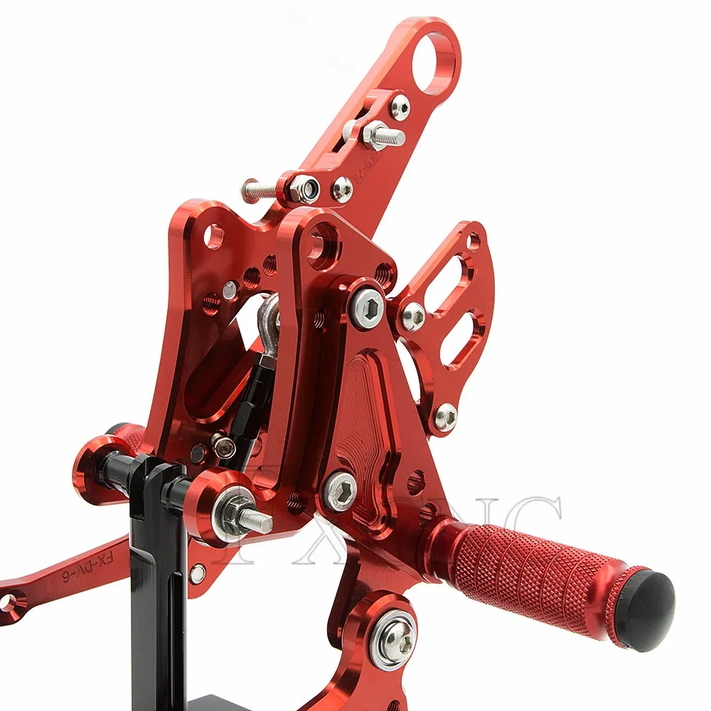 FXCNC Motorcycle Rearsets Rear Set Foot Pegs Pedal Footrest Foot Rests For DUCATI Diavel Carbon 2011 2012 2013 2014 2015