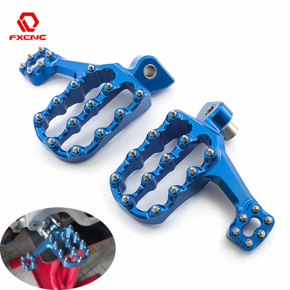 2023 For Yamaha YZ 65 85 125 250 250F 450F 426F 125X 250X 250FX 450FX WR250F WR450F YZ250F CNC Footrest Footpeg Foot Pegs Pedals