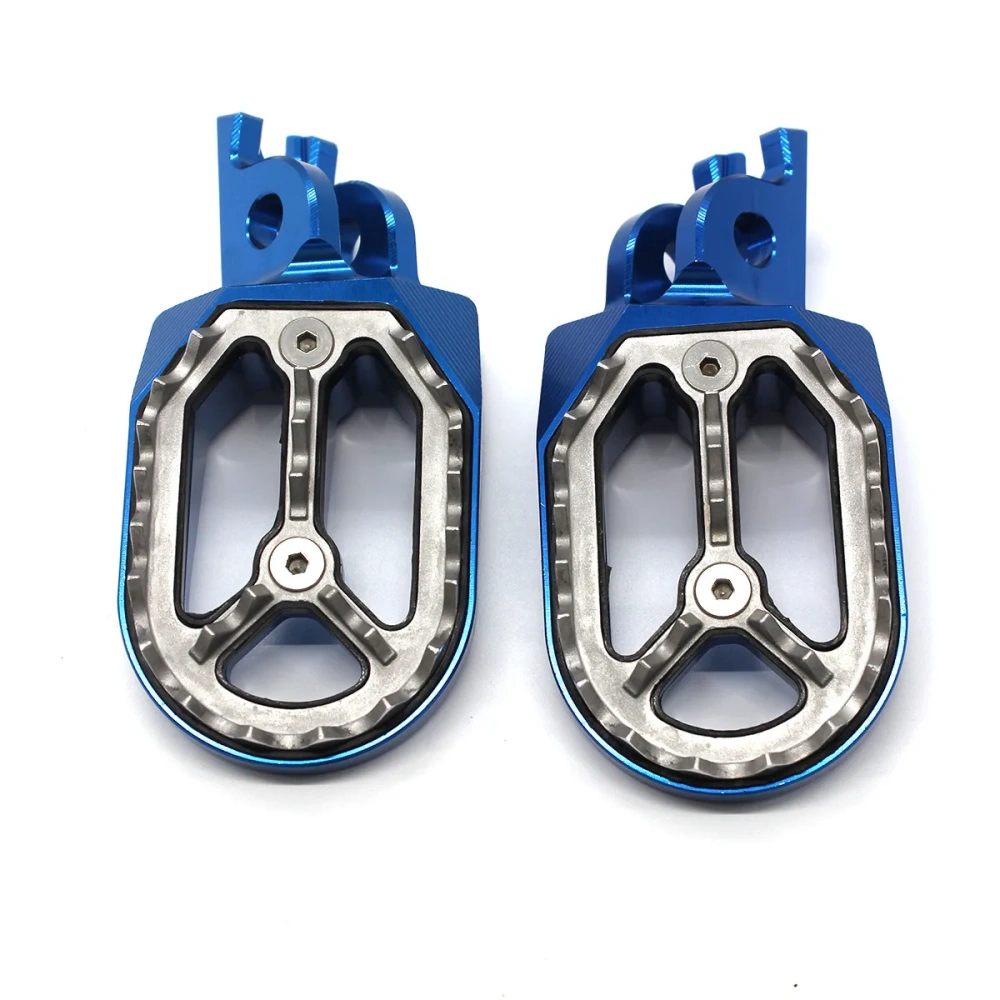 CNC Aluminum Motorcycle Footpeg Foot Pegs Pedal Footrest For Honda CRF 150 250 450 R X RX CR125 CR250 CRF250L/M Rally CRF150R