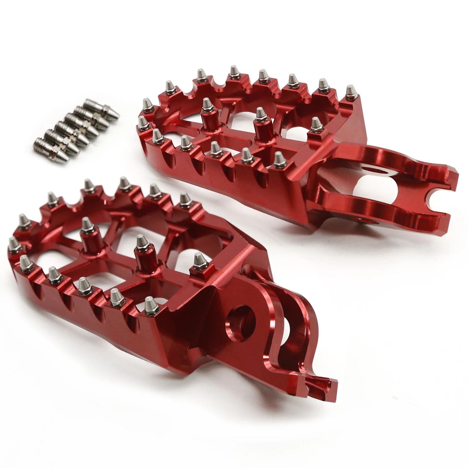 CNC Aluminum Motorcycle Footpeg Foot Pegs Pedal Footrest For Honda CRF 150 250 450 R X RX CR125 CR250 CRF250L/M Rally CRF150R