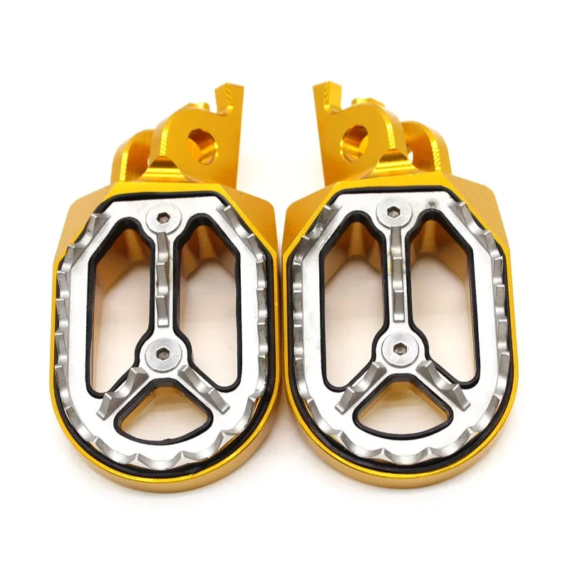 For KAWASAKI KX250 KX450 KX KX250F KX450F KXF 250 450 KLX450R KX250X KX450X CNC Foot Rests Footrest Footpegs Pegs Pedals