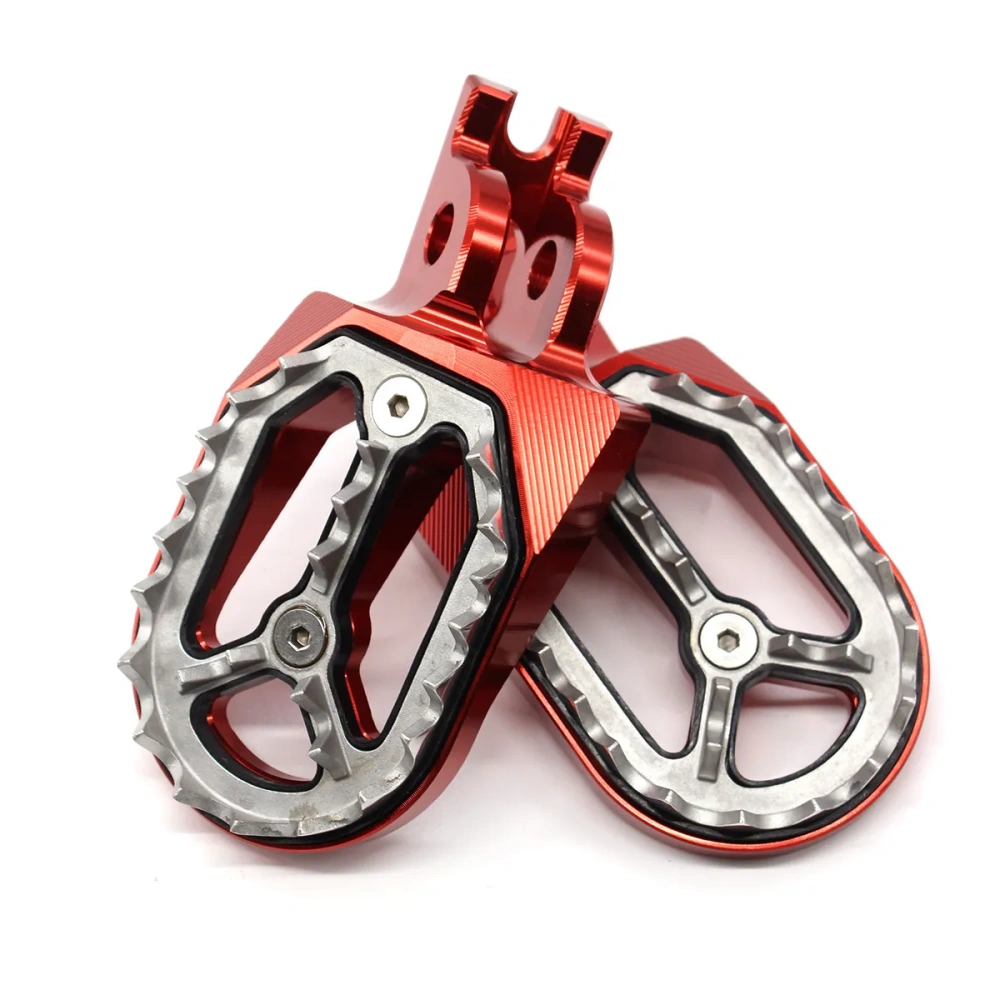 Wholesale CNC FootRest Footpeg Foot Pegs Pedal For HONDA CR125 CR250 CRF150R CRF250R CRF250X CRF450R CRF450X CRF250L CRF250M