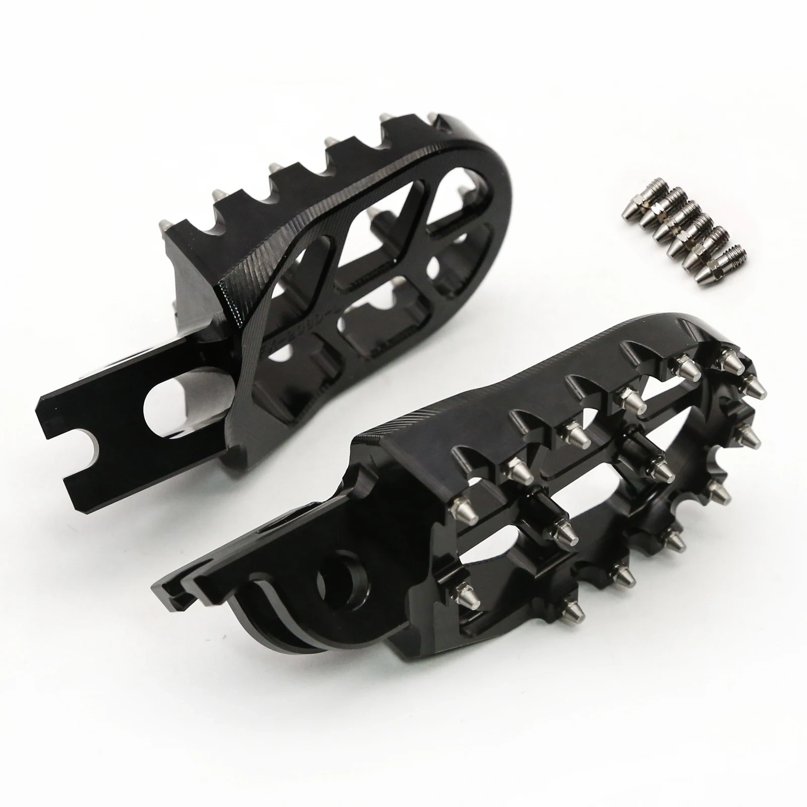 For Kawasaki KX250 2005-2007 KX250F KX450F 2007-2015 KX KLX CNC Footpeg Foot Pegs Pedal Footrest KLX450R KLX 450R 2008-2013