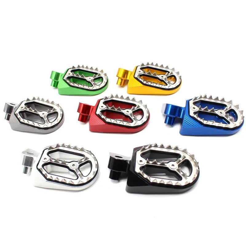 CNC Aluminum Dirt Bike Footpeg Footest Foot Peg For YAMAHA YZ 85 125 250 YZ250F YZ426F YZ450F WR250F WR400F WR426F WR450F
