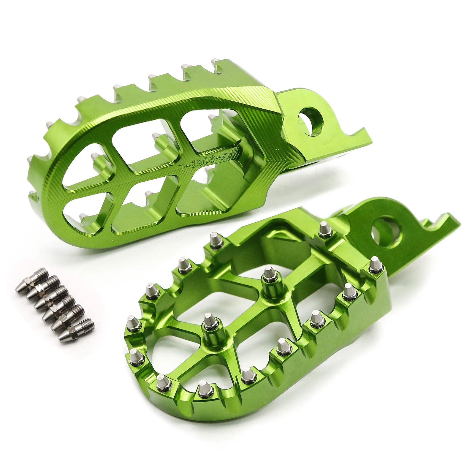 For KAWASAKI KX250 KX450 KX KX250F KX450F KXF 250 450 KLX450R KX250X KX450X CNC Foot Rests Footrest Footpegs Pegs Pedals