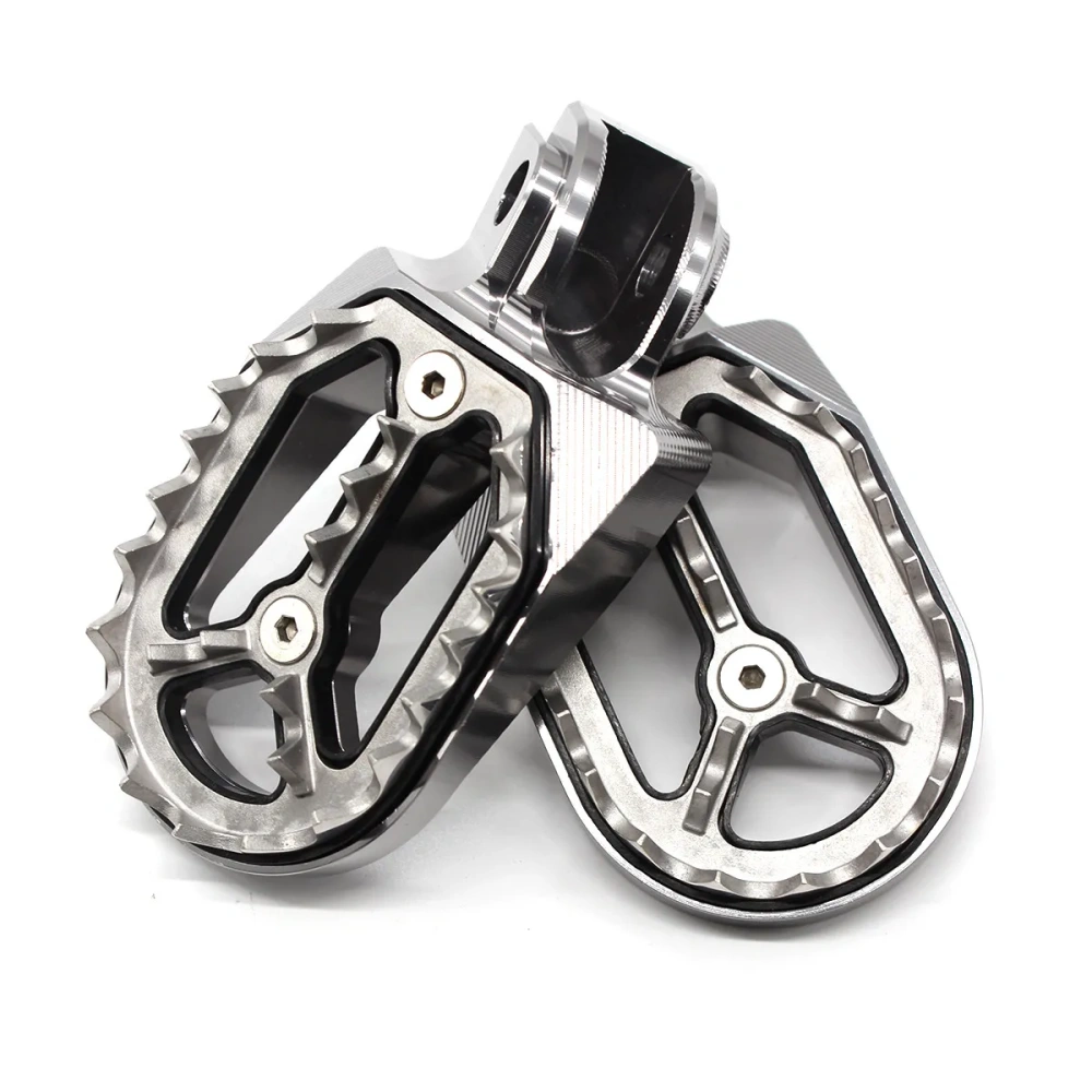 For SX SXF EXC EXCF XC XCF XCW XCFW 65 85 125 150 200 250 300 350 450 2005-2015 CNC Aluminum Footpeg Foot Pegs Pedal Footrest