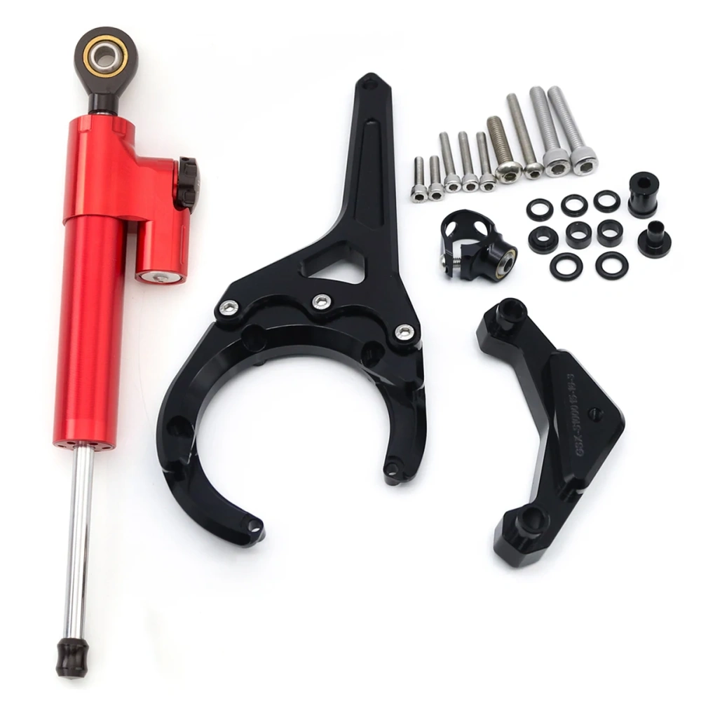 Steering Damper Stabilizer Bracket Support Kit For Suzuki GSXS GSX-S 1000/F GSXS1000 GSX-S1000 F 2016 2017 2018 2019 2020-2023