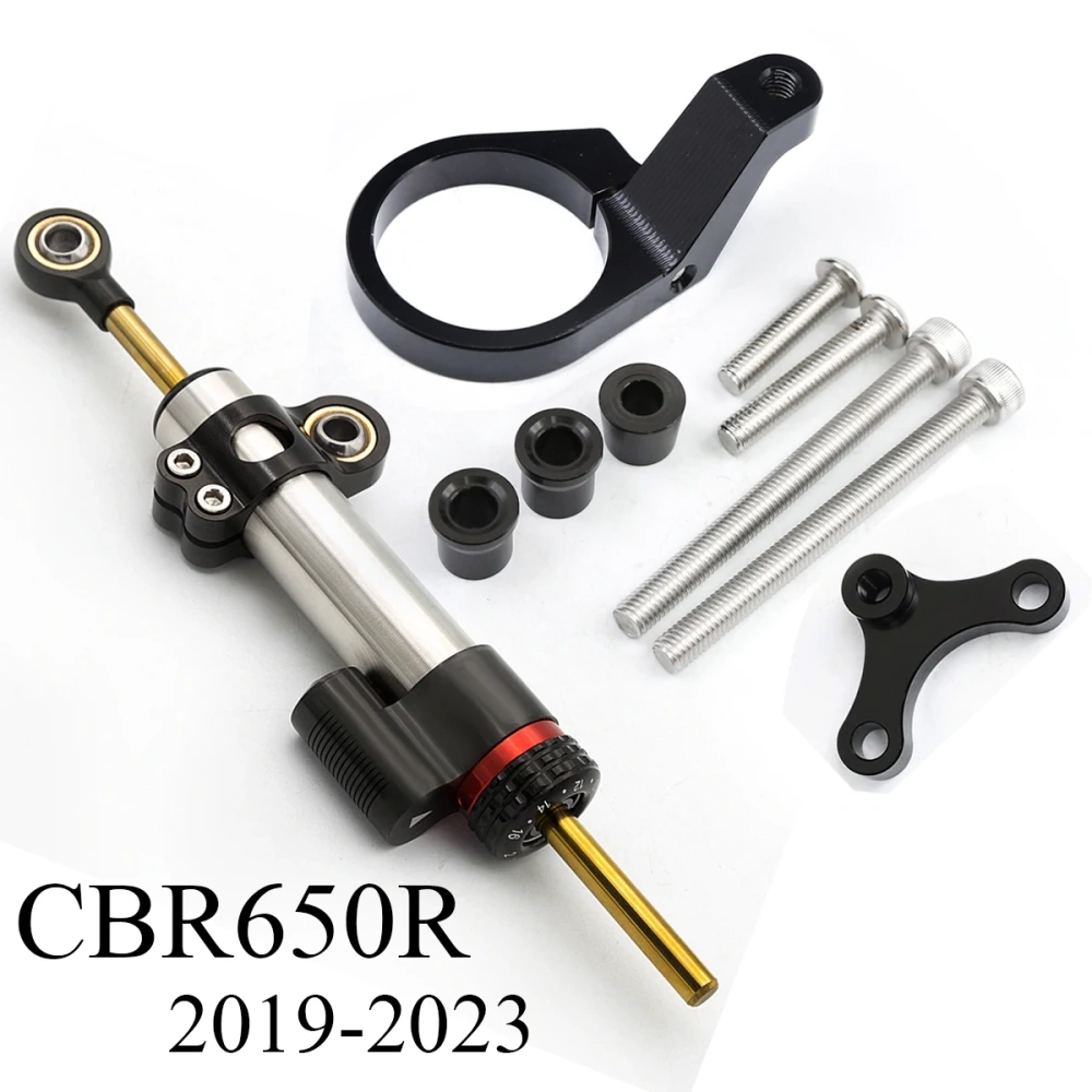 CBR650R Motorcycle Accessories CNC Aluminum Steering Damper Mounting Bracket For Honda CBR 650R 650 R 2019 2020 2021 2022 2023