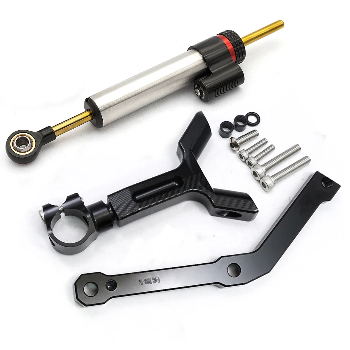 Motorcycle Steering Damper Stabilizer Bracket Mounting Kit For Triumph STREET TRIPLE 765 S/R RS 2017 2018 2019 2020 2021 2022