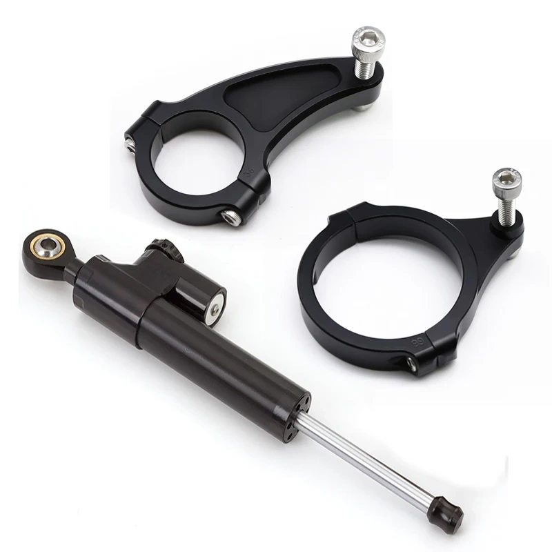 For Kaabo Wolf Warrior 11 / King / Warrrior GT Electric Scooter Aluminum Steering Damper Bracket Mounting Kit Skateboard Parts