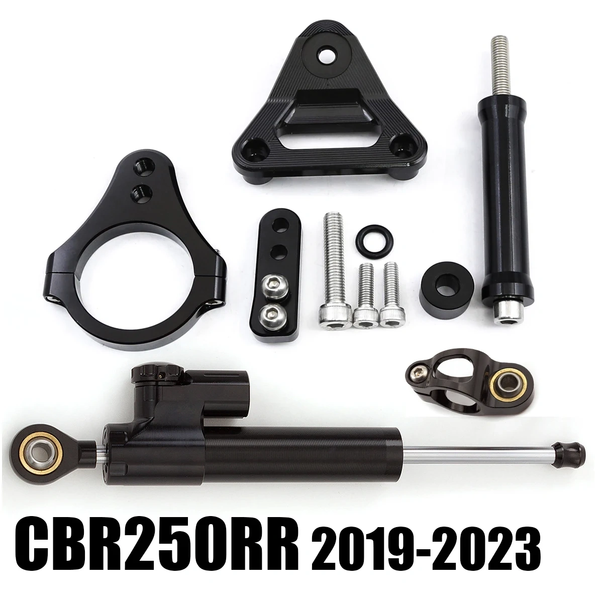 CBR250RR Motorcycle Accessories CNC Carbon Steering Damper Mounting Bracket For Honda CBR 250RR 250 RR 2019 2020 2021 2022 2023